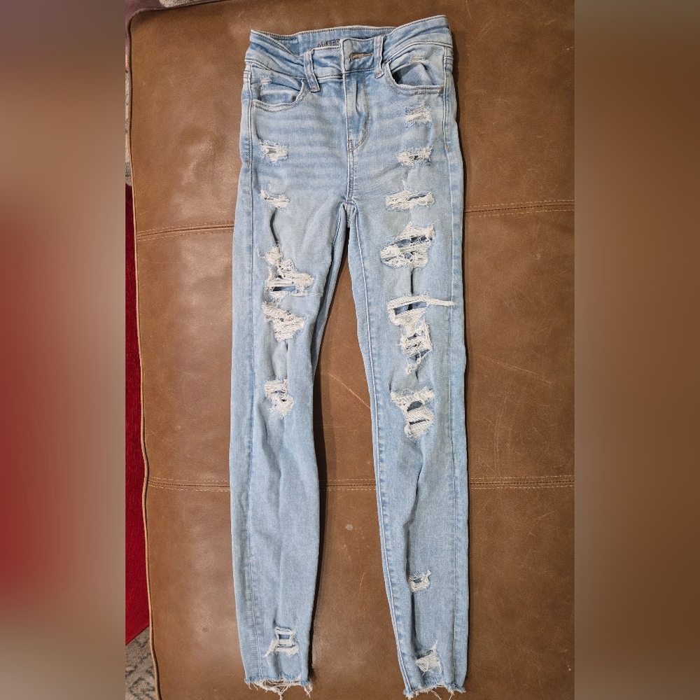 American Eagle Distressed Skinny Jeans